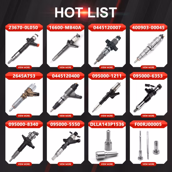 Скидка Китайская оптовая цена на заводе дизельного двигателя топливная форсунка для грузовика/экскаватора/Bosch/Caterpillar/Toyota/Hyundai/Cummins/Denso/Volvo